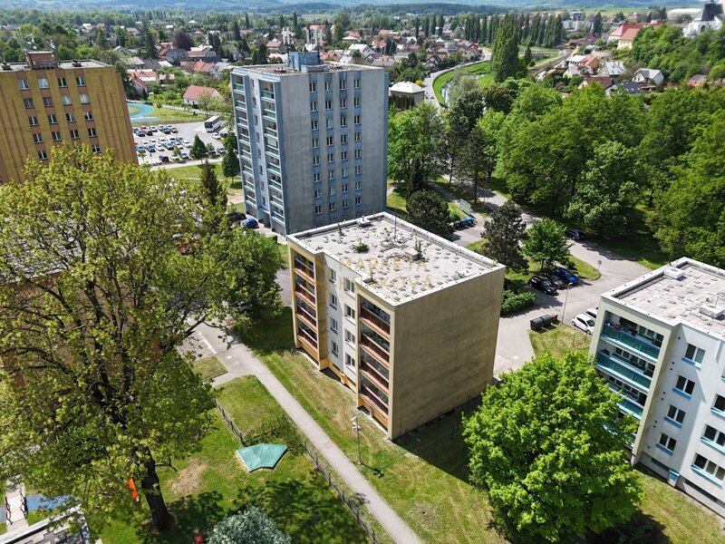 Klid, výhled a potenciál, Byt 1+1, 39 m2, nábřeží Rudoarmějců v Příboře